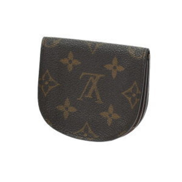Louis Vuitton Coin Brown Monnaie Porte Case Canvas Monogram - Picture 1 of 9